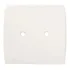 Placa Acabamento Saida De Fio 4x4 Com Suporte Ilus Branco