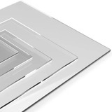 Placa Acrilico Transparente 20x20cm 3mm