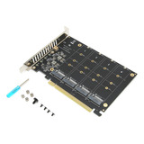 Placa Adaptadora Dupla M 2 Pcie De 4 Portas Nvme Ssd Para X1