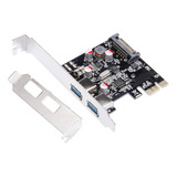 Placa Adaptadora Pcie Para Usb 3 0 De 2 Portas Usb3