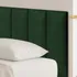 Placa Adesiva Cabeceira Cama Casal Box Estofada Quarto Cores Cor Verde
