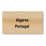 Placa Algarve Portugal Mdf Lembrança Tamanho 15cmx8cm