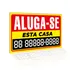 Placa Aluga-se Casa Comércio Terreno Imóvel 50x30cm Vende-se