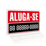 Placa Aluga se Casa