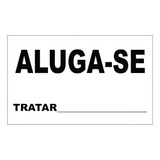 Placa Aluga se Chapa