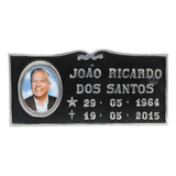 Placa Alumínio 10x24cm Com Foto P