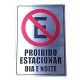 Placa Aluminio Proibido Estacionar Garagem Resistente Guicho