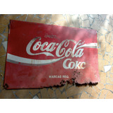 Placa Antiga Coca Cola