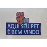 Placa Aqui Seu Pet