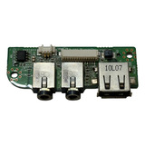 Placa Áudio Usb Para Notebook Itautec W7535 A7520