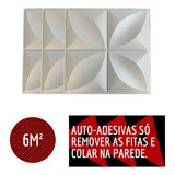 Placa Auto Adesiva 3d 50x50 Revestimento Parede Teto Kit 24
