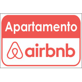 Placa Aviso Aluga se Hospedagem Apartamento Airbnb