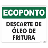 Placa Aviso Ecoponto Descarte