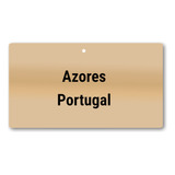 Placa Azores Portugal Mdf