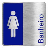 Placa Banheiro Feminino Placa