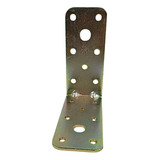 Placa Cantoneira De Junção Reforço Dobrada 40x90x2 5mm Aço
