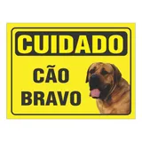 Placa Cao Bravo Fila