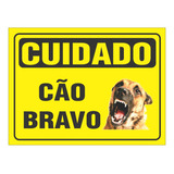 Placa Cao Bravo Pastor