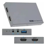 Placa Captura Externa 4k 60fps Usb 3 0 Gravador Hdmi 2 0