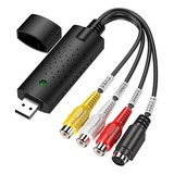 Placa Captura Vídeo Easycap Usb 2 0 Conversor Digital Vhs
