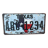 Placa Carro Antiga Vintage