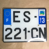 Placa Carro Antigo Usada