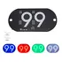 Placa Carro Led Identificação Motorista Aplicativo 99