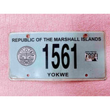 Placa Carro Original Ilhas Marshall Rara
