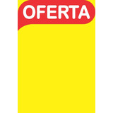 Placa Cartaz Oferta Duplex 250g 63x44cm 100 Unidades