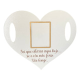 Placa Casamento P Homenagem Com 1 Fotografia Mdf