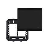 Placa Cega Com Suporte Fame Habitat Black 4x4 Preta