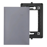Placa Cega Espelho 4x2 Cinza Pial Plus Legrand Com Suporte