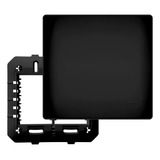 Placa Cega Espelho C suporte 4x4 Black Preto Fosco Fame
