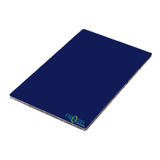 Placa Chapa Acm Azul Sob Medida Específico 231201