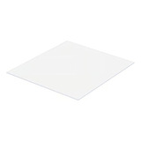 Placa Chapa Poliestireno Cristal 3mm 50x50cm