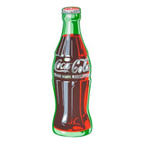 Placa Coca Cola Garrafa Ks Madeira 40x12 Licenciado