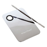 Placa Com Espátula Inox P Base Corretivo Make Ac03 Macrilan