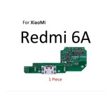 Placa Conector Carga Flex Usb Microfone Xiaomi Redmi 6   6a