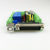 Placa Controladora Cnc 5 Eixos Com Cabo Paralelo E Usb
