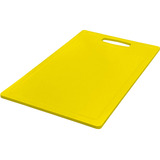 Placa Corte Amarela 50x30x1 Cm Com Acabamento Engreflon