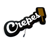 Placa Crepes Luminoso Led