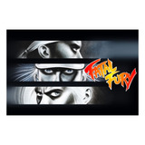 Placa Criativa Decorativa Game Fatal Fury Videogame