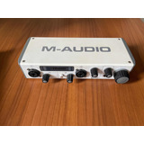 Placa De Áudio Interface De Audio M-audio M-track Ii