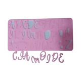 Placa De Acrílico Alfabeto Maiúsculo Pda30