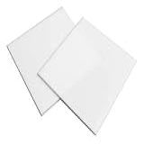 Placa De Acrilico Branco Leitoso 100x50cm 2mm