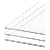 Placa De Acrilico Transparente Cristal 100 X 50 Cm Chapa 2mm