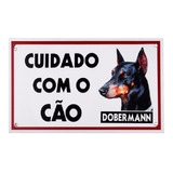 Placa De Advertencia Doberman