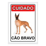 Placa De Advertencia Dogue