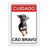 Placa De Advertencia Pincher