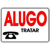 Placa De Aluga se 20x30